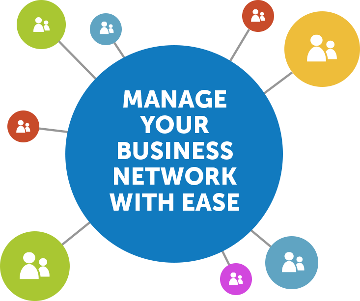 MANAGE YOUR BUSINESS NETWORK WITH EASE